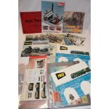 Various toy train related catalogues including Wrenn, Tri-ang, Trix,