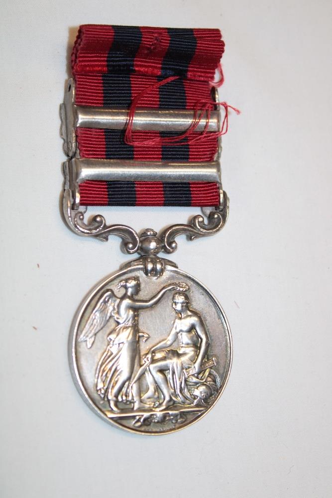 A Victorian India General Service medal with two bars (Burma 1885-7 and Burma 1887-89 ) awarded to - Image 2 of 2