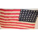A Second War United States military flag,