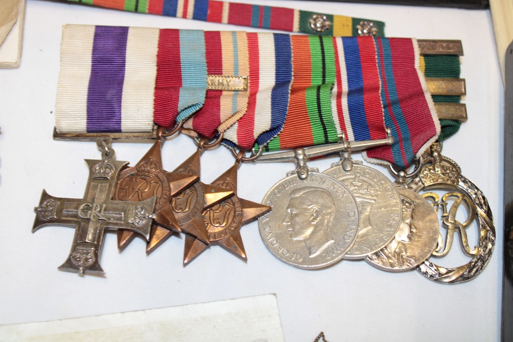 A Second War 8th Army Military Cross group of 8 medals awarded to Major J. B. - Image 2 of 2