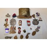 Various Foreign military badges and insignia including United Arab Security Force Police,