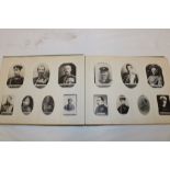 An album containing a collection of over 165 Ogden's Guinea Gold cigarette cards,
