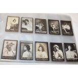 One hundred Ogden's Guinea Gold cigarette cards - actresses and female portraits