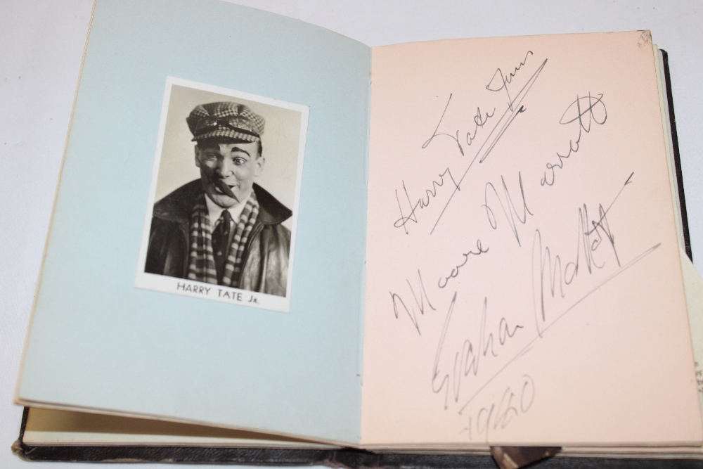An album of various autographs and signatures including George Formby, Jack Warner, Harry Tate, - Image 3 of 3