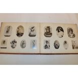 An album of Ogden's Guinea Gold cigarette cards - over 100 including actresses, females,