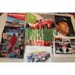 A selection of over 50 various Formula One and related posters,