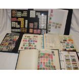 Seven albums/stock books containing a selection of mixed World stamps