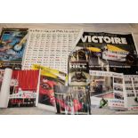A selection of various motor racing and Formula One posters, mainly 1990's including Nigel Mansell,