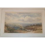 L** G** Bomfford - watercolour "Near Milhurst", signed, titled and dated 1890,