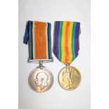 A First War pair of medals awarded to 2. Lieut. Wesley Verrin - Devon Regiment formerly Pte.