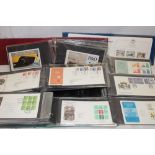 A 1977 album of mint Commonwealth commemorative stamps and four albums of various GB first day