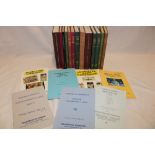 Various trade card reference books including British Trade Index,