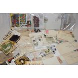 Various stamps and paperwork including early covers, first day covers,