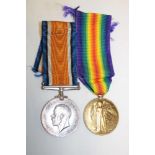 A First War pair of medals awarded to No. 210934 1 AM J. V.