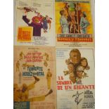 Ten Foreign one-sheet cinema posters including The Train 1964; Operation Petticoat 1959;