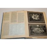 A scrapbook circa 1918 onwards with extracts relating to Elstree Athletic Club and Football Club