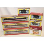 Three Oxford 00 gauge railways mint and boxed Intercity carriages,