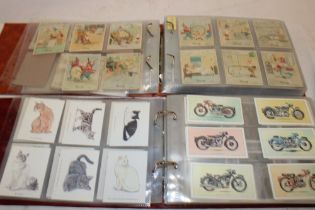 An album containing a collection of Henry cigar cards together with an album of Grande cigar cards