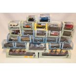 Two Oxford commercial mint and boxed five piece vehicle sets and a selection of over 20 Oxford mint