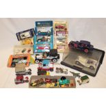 A selection of various diecast vehicles including numerous boxed examples and others etc.
