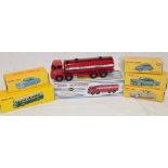 Six mint and boxed modern Dinky vehicles including Dinky Supertoys, Leyland Octopus tanker,