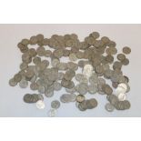 Approximately 200 various pre-1947 silver sixpences