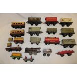 Horny 0 gauge - a selection of various goods wagons,