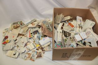 A large selection of various sets and part sets of cigarette cards