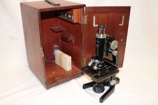 A monocular microscope "The Service II" by W.
