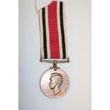 A George VI Special Constabulary Long Service medal awarded to Thomas H.