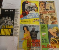 Ten Foreign one-sheet cinema posters - drama and crime including Convicted 1950;