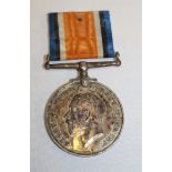 A British War medal awarded to No. 24100 A-Sjt. W. E. O.