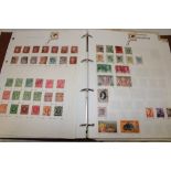 An album of GB and Commonwealth stamps,