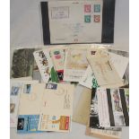 Various postal covers and cards,