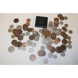 A selection of mixed GB pre-decimal coins,