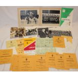 A selection of 1960s Cornwall Rugby programmes,