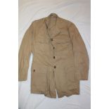 A Second War RAF Pilot's-type Foreign Service khaki tunic with brass buttons and three front loops