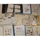 Ten albums and stock books containing a large selection of World stamps including Bermuda,