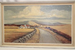 Norman Steward - oil on board "County Donegal, Ireland", signed, inscribed to verso,