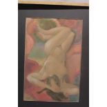 Ken Symonds - watercolour Study of a nude female, signed and dated '83,