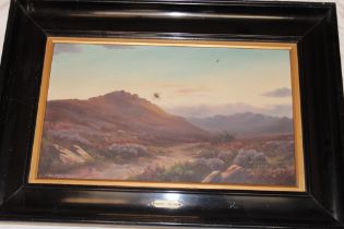 C**Forester - oil on canvas "Sunset Ivy Tor", signed, titled to mount,