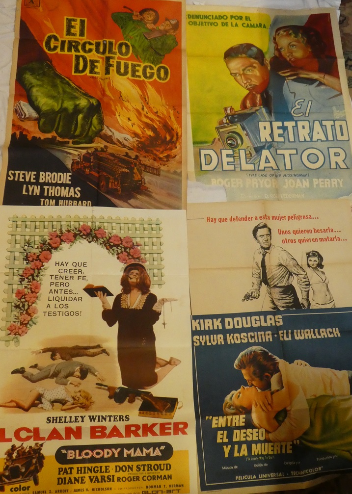 Eleven Foreign one-sheet cinema posters - mainly crime including A Lovely Way To Die (Kirk Douglas) - Image 2 of 2