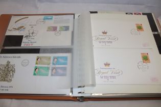 An album of 1970s Royal Visit illustrated Commonwealth first day covers