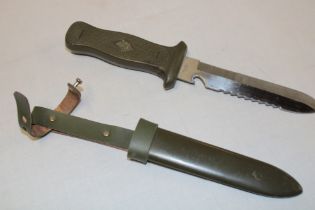 A post-War German military dagger by F.E.S.