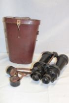 A pair of 7x military binoculars by Barr & Stroud No.