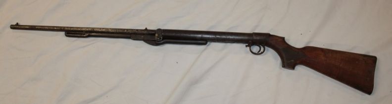 An early .177 under-lever air rifle by BSA No.