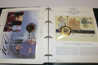 A Royal Family collection of first day covers and coin covers together with 10th Anniversary of the