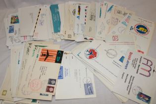 A collection of over 100 KLM Dutch first flight covers, 1950s-1980s,