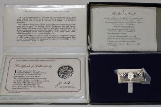 A Danbury Mint limited-edition silver ingot - July 1976,