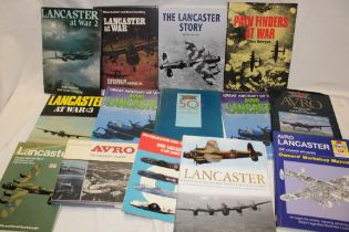 Various Lancaster Bomber related volumes including Lancaster Operations, The Avro Lancaster,